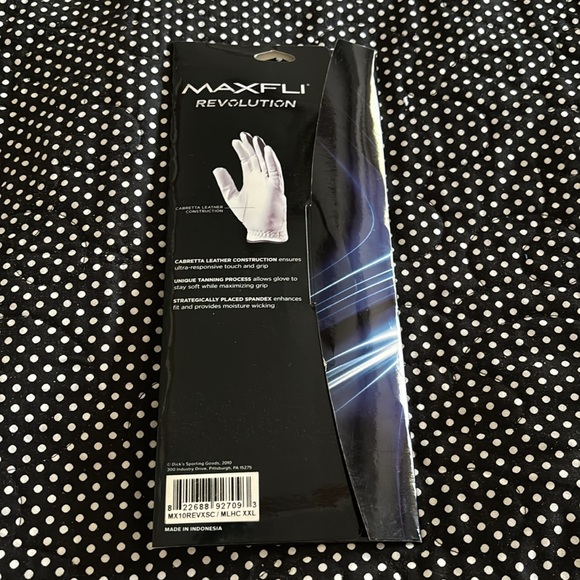 New! Maxfli revolution Cabrera leather construction XXL golf glove ⛳️ Me… - Picture 3 of 5